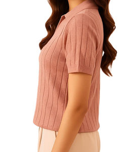 Polo pour femme le plus vendu – T-shirt polo tendance en promotion – Polo classique personnalisé à manches courtes pour femme, idéal pour le sport et la mode - Product Image 3