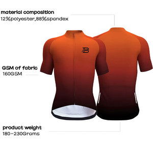 Latest Design Customized Sublimation Cycling Jersey Custom Road Bike Bicycle Clothing Pro Cycling Front Logo Design Jersey - Product Image 3