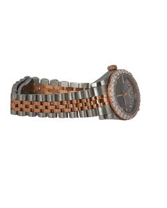 Reloj de Cuarzo para Mujer de Acero Inoxidable de Excelente Calidad, Forma Redonda, para Bodas y Fiestas, Disponible a un Precio Accesible - Product Image 4