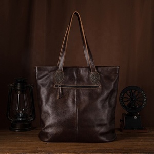 กระเป๋าหนังแท้หรูหราแบรนด์ดีไซเนอร์ใหญ่สำหรับผู้หญิงกระเป๋าโท้ทกระเป๋า LKU-0776สะพายไหล่ - Product Image 4