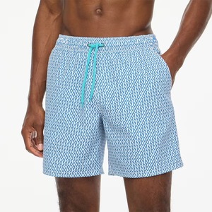 <b>Mens</b> Striped Swim <b>Trunks</b> Quick Dry Beach Shorts Summer Board Shorts Custom OEM Wholesale Swimwear Drawstring Summer Board Shorts - Product Image 3