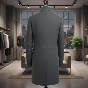 Gama de Ropa al por Mayor, Abrigo Largo para Hombre, Diseño Elegante, Tela Resistente, Abrigo Largo para Hombre en Venta en Línea - Product Image 4