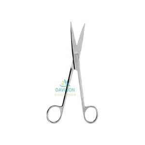 Ciseaux chirurgicales droits, lot de 5 pièces, B/B 6.1/2 pouces, en plastique - Product Image 1