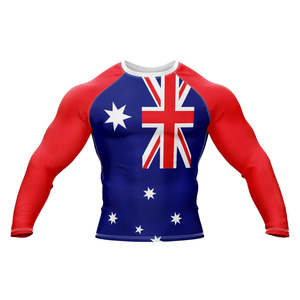 Men Solid Color <b>Long</b> <b>Sleeve</b> Compression Double Layer Slim Fit Casual Shirt Spandex/Polyester Quick Dry 220g Tellus Apparel - Product Image 1