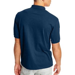 Polo T-shirt hommes personnalisé nouveauté logo personnalisé Golf t-shirt 100% coton maille tissu respirant polos - Product Image 6