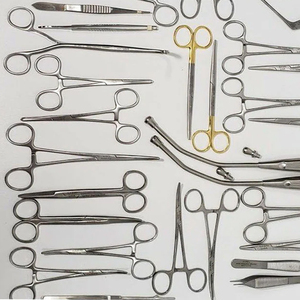 Juego de instrumentos de cirugía menor reutilizables de acero inoxidable, herramientas quirúrgicas básicas manuales, kit de tamaño ajustable accionado a mano - Product Image 2