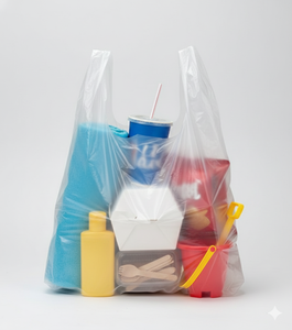 <b>Small</b> HDPE Vest <b>Bag</b> for Candy Shop & Nut Packaging High Density Food Grade T-Shirt Handle <b>Bag</b> Wholesale Manufacturer - Product Image 1