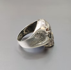 Anillo Infantil de Plata 925 JAIPUR SILVER, Diseño de Calavera, Moderno y Elegante, para Uso Diario, Regalo Ideal - Product Image 3