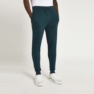 Pantalon de survêtement personnalisé pour homme grande taille, anti-humidité, respirant, décontracté, qualité supérieure, 100 % coton avec logo à la taille - Product Image 3