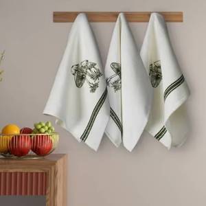 Serviettes de cuisine brodées 100% coton |   Serviettes de cuisine imprimées personnalisées |   Exportateur en gros indien - Product Image 2