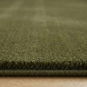 Alfombra Moderna de Lana Verde Oliva Hecha a Mano, Alfombra Sólida de Estilo Escandinavo para Sala de Estar, Dormitorio, Decoración del Hogar - Product Image 5