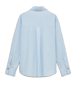 Camisas de Vestir con Cuello para Mujer, Estilo Y2K, Manga Corta, Sin Arrugas, Blusas, Tops Corset, Camisas de Oficina - Product Image 2