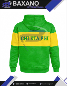 เสื้อฮู้ดผ้าฝ้ายผสมโพลีเอสเตอร์พิมพ์ลายโลโก้ Chi Eta Phi คุณภาพสูง ทรงโอเวอร์ไซส์ สไตล์กรีก สำหรับสมาคมนักศึกษาหญิง CEPhi - Product Image 5