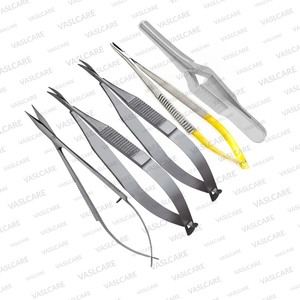 Juego de Instrumentos para Cirugía Retiniana de 45 Piezas, Tijeras Castroviejo, Portaagujas, Pinzas, Espéculo Ocular - Product Image 3