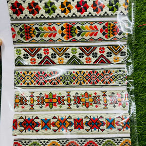 Tissu en dentelle jacquard floral décoratif exclusif pour la garniture de robes de mariée, textile de mode, vente en gros, fournisseur OEM, prix d'usine - Product Image 4