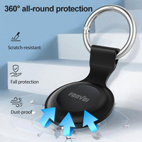 Coque en silicone anti-perte, porte-clés, localisateur de sac, localisateur de bagages, traceur d'objets pour vélo, étiquette de recherche pour Apple Airtag