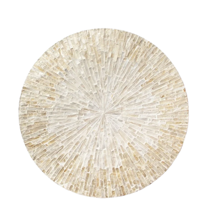 Unique Housewarming Gift Mother of Pearl Placemat Luxury Shell Charger Plate for New Home and Modern <b>Kitchen</b> - Product Image 2