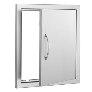 Sportello di Accesso BBQ a Incasso in Acciaio Inossidabile 18W x 20H Pollici per Cucina Esterna, Accessorio Singolo per Armadio Verticale da Cucina - Product Image 1