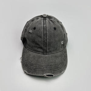 หมวกแก๊ปคุณพ่อแบบกำหนดเอง หมวกผ้าฝ้ายเนื้อนุ่ม สตรีทแวร์ลำลอง - Product Image 2