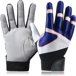 Gants de frappe de baseball de qualité professionnelle en cuir Cabratta 100% avec logo et design personnalisés, qualité supérieure - Product Image 1