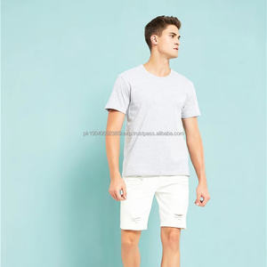 Venta al por mayor diseñe su propia Camiseta de algodón logotipo personalizado impresión camiseta en blanco - Product Image 2