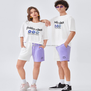 Ensembles de T-shirts et Shorts en Coton Épais de Luxe de Marque de Haute Qualité pour Hommes – Vente en Gros - Product Image 5