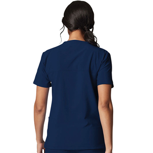 Nouveau design – Haut d'allaitement confortable à col en V pour femme, avec deux poches, en jersey uni – Vente en gros - Product Image 4