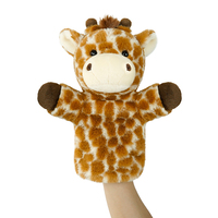Marionnettes à main en peluche animaux, ensemble de jouets en peluche Lion, Girafe, Singe, Renard, Vache, Lapin – Jouets éducatifs doux pour enfants