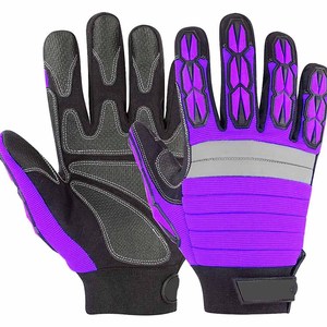 ถุงมือช่างอมาราหนังสังเคราะห์คุณภาพสูง ป้องกันมือสำหรับงานอุตสาหกรรม ทนทานต่อแรงกระแทก ถุงมือทำงานหนัก - Product Image 4