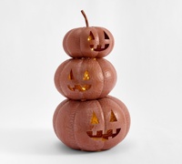 Lanterne citrouille martelée en fer, faite main et personnalisée, écologique, pour Noël, Halloween, mariages, Ramadan, décoration d'intérieur, bougie
