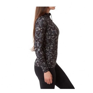 Haute qualité cavalier équestre dames fermeture éclair cheval manches longues hauts d'équitation équitation Base course spectacle chemise - Product Image 3