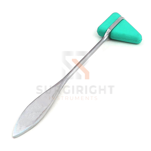 Marteau de réflexe neurologique Green Taylor Tomahawk, outil professionnel d'examen neurologique, certifié CE, couleur rose pâle, pour usage chirurgical - Product Image 1