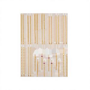 Conjunto de Pulsera de Oro Sólido de 22K Estilo Vintage del Sur de la India, Accesorios de Joyería para el Cabello de Novia, para Bodas, Compromisos y Fiestas - Product Image 1