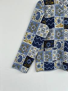 Chaqueta de Mujer Personalizada, Acolchada, de Algodón, con Estampado de Patchwork, Reversible, Ligera, Floral, para Invierno, Hecha a Mano, Estilo Resort - Product Image 3