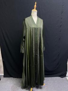 New Dubai style abaya Traditional Islamic Women's Saudi Arabian Abaya Spring Polyester Breathable Ankle Length Muslim - Product Image 2