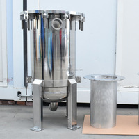 Filtre à sac simple duplex ZHEHAN en acier inoxydable SS304/316 de qualité alimentaire, anti-corrosion, haute efficacité, filtration liquide en ligne industrielle