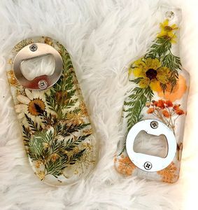 Ouvre-bouteille en résine de luxe avec design pailleté coloré pour les cadeaux de mariage, les cadeaux d'entreprise et les fêtes - Product Image 5