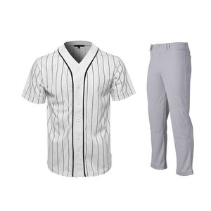 Ensemble uniforme de baseball respirant imprimé pour équipe, avec poches, séchage rapide, anti-UV, design personnalisé - Product Image 1