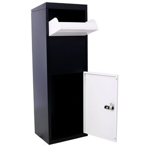 Galvanized Steel Package Delivery Box 14 X 11.3 X 42 Outdoor Porch Cu with Code Lock Mounting Hardware <b>Mailboxes</b> - Product Image 2