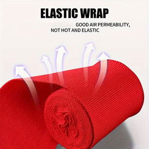 2 correas ajustables para muñeca para fitness, correas unisex de poliéster para levantamiento de pesas, bandas de entrenamiento gruesas con presillas para el pulgar, adecuadas para - Product Image 2