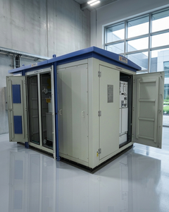 Poste de transformateur compact refroidi par huile 315 kVA 20 kV et 400 V ONAN ONAF avec bobinage en cuivre et commutateur de dérivation hors charge de type boîtier - Product Image 2