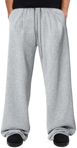 Pantalon de survêtement ample pour homme, coupe large, molleton épais, idéal pour le jogging et l'entraînement - Product Image 2