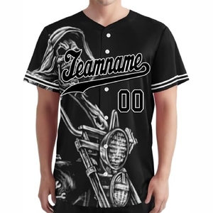 Maillot de baseball entièrement imprimé, personnalisé par sublimation, avec une construction légère et confortable - Product Image 3