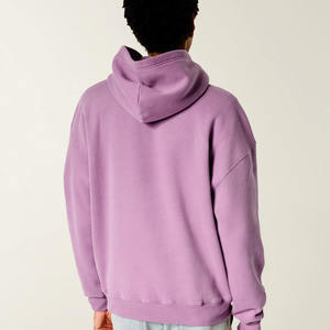 Premium Oversized Unisex <b>Plain</b> Pullover <b>Hoodies</b> Wholesale Cotton Fleece <b>Hoodies</b> OEM Streetwear Private Label Custom Manufacturer - Product Image 4