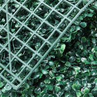 Mur végétal artificiel en plastique, tapis de gazon synthétique, panneaux de verdure artificielle, tapis de haie pour la décoration murale, de clôture et de paysage