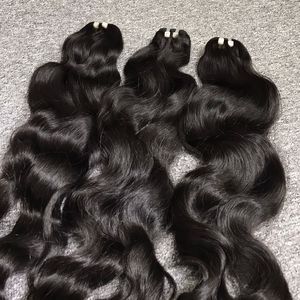 Venta al por mayor 100% de pelo virgen de alta calidad de onda natural para gran almacenamiento de color claro vietnamita extensiones de cabello crudo de colores - Product Image 2