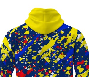 Unisex Sublimation Full Zip Hoodie Lightweight Polyester Custom Hoodie - Product Image 6