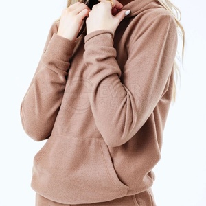 Ensemble de survêtement d'hiver pour femmes, dernier design, 100% coton, 2 pièces, motif uni, prix de gros d'usine - Product Image 6