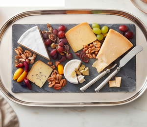 Juego de cuchillos para queso de acero inoxidable con mango acanalado, herramientas de cocina duraderas para servir queso y uso en restaurantes - Product Image 6