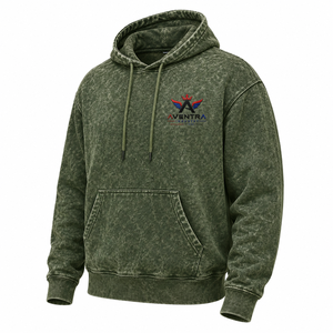 Sweat à capuche délavé pour homme, en coton vintage, coupe oversize, intérieur polaire doux, style décontracté - Product Image 3